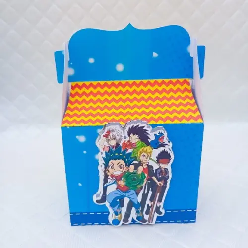 Kit 20 Caixas Maletinha Lembrancinhas Beyblade