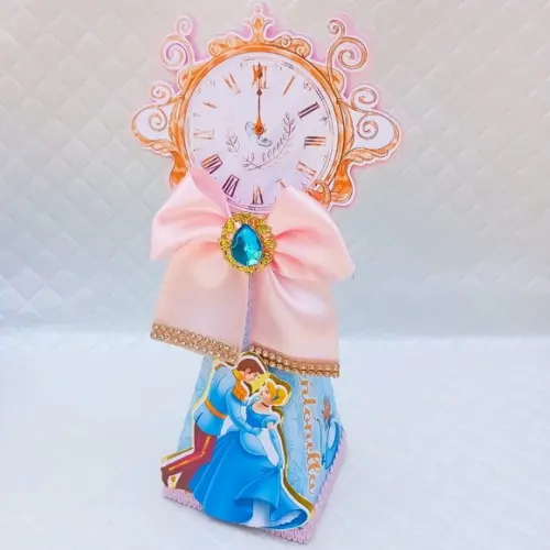 Caixa Cone/pirâmide Princesa Cinderela - 10 Peças