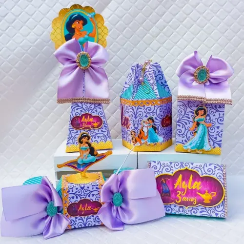 Kit 20 Caixas Personalizado Jasmine Luxo
