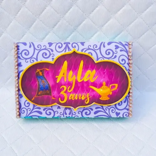Caixa Kit Kat Personalizado Jasmine Luxo - 20 Peças