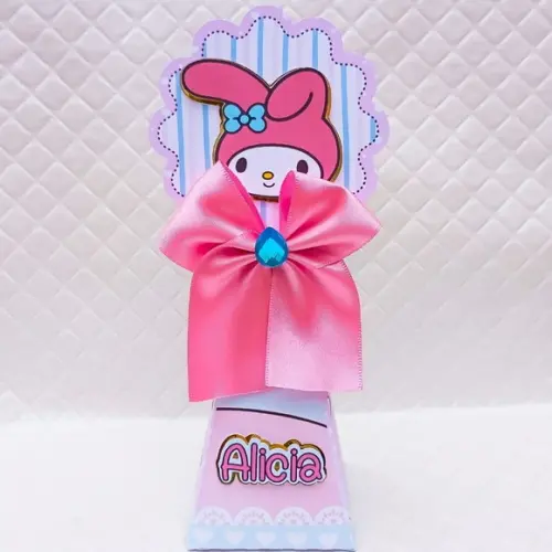 Caixa Cone/pirâmide My Melody - 20 Itens