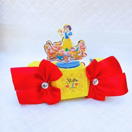 Caixa Bala Personalizado Branca de Neve-20 Peças