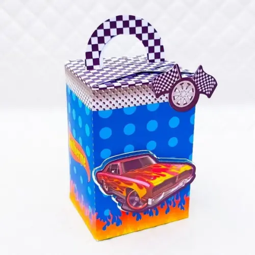 Caixa Alça Alta Personalizado Hot Wheels -20 Peças
