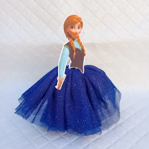 Tubete Anna Frozen com Tule