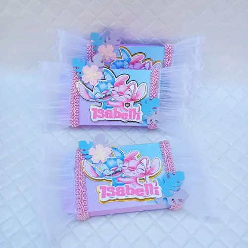 Caixa Kit Kat Lillo Stitch Luxo - 10 Peças