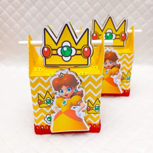Caixa Canudo Princesa Daisy- 20 Peças
