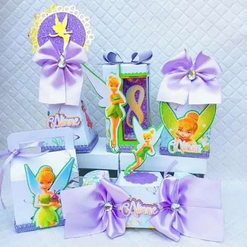 Kit 20 Caixas Personalizado Sininho Tinker Bell