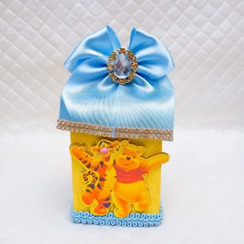 Caixa Milk Box Ursinho Pooh Luxo - 10 Peças