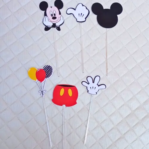 Topper Doces Mickey- 50 Peças