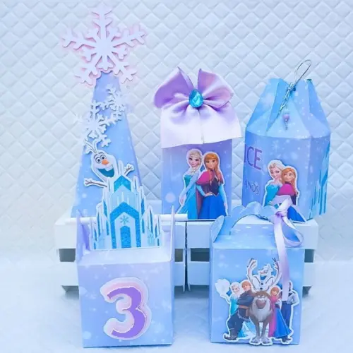 Kit 20 Caixas Festa Frozen