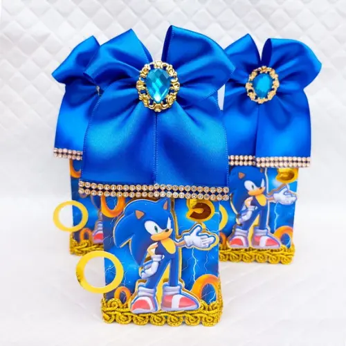 Caixa Milk Box Sonic Luxo - 20 Itens