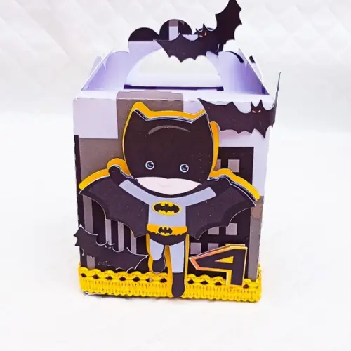 Caixa Lanchinho Personalizado Batman - 20 Itens