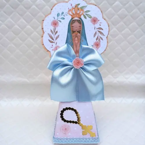 Caixa Cone/pirâmide Nossa Senhora Aparecida - 20 Peças