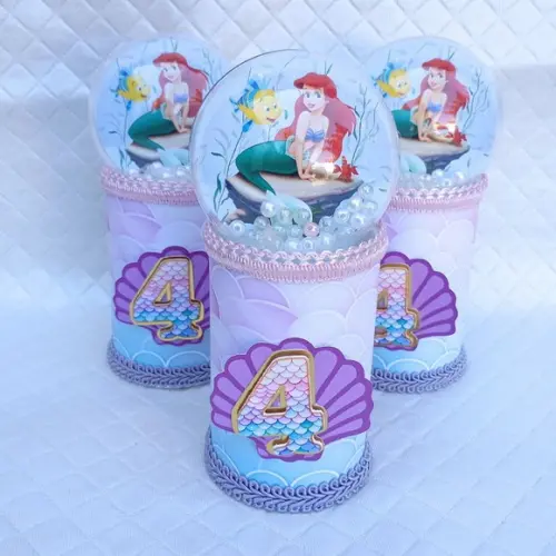 Cofrinho Sereia Ariel Luxo