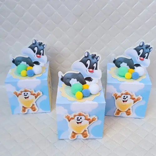 Caixa Cubo Looney Tunes Baby - 20 Peças