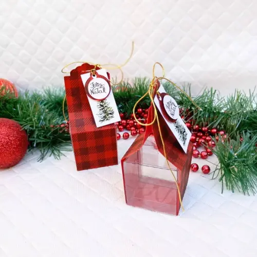 Kit 20 Caixas Lembrancinha Porta Bombom Natal