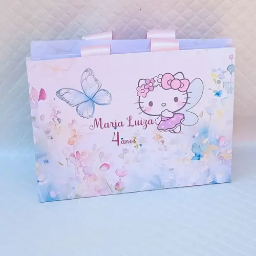 Sacolinha Personalizada Hello Kitty Gg