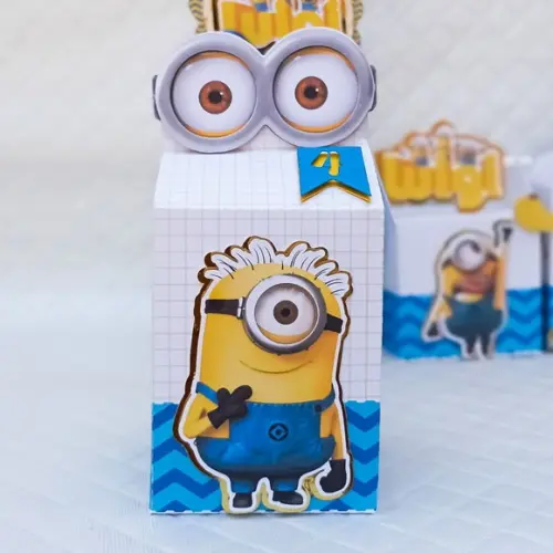 Caixa Milk Box Minions - 20 Peças