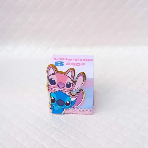 Caixa Cubo Lillo Stitch - 20 Peças