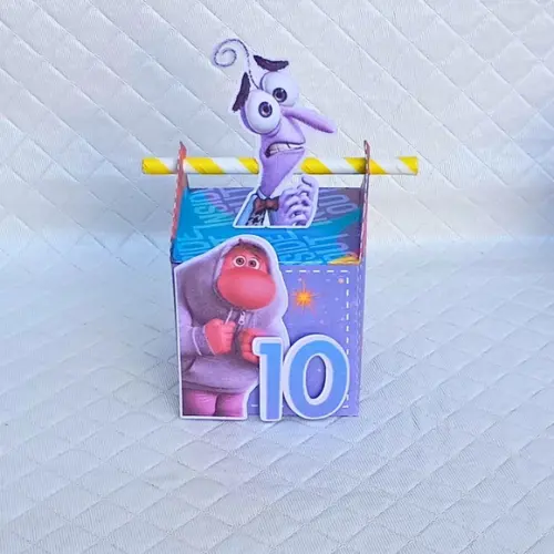 Caixa Canudo Divertidamente - 20 Peças