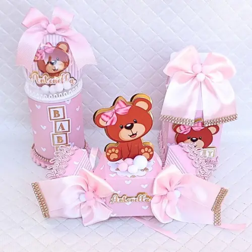 Kit Ursinha Chá de Bebe Super Luxo