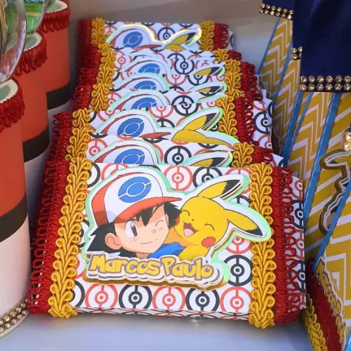Caixa Kit Kat Personalizado Pokémon - 10 Peças