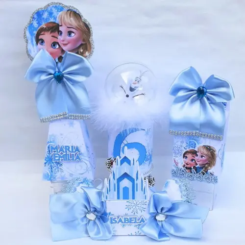 Kit 20 Caixas Lembrancinhas Frozen Baby