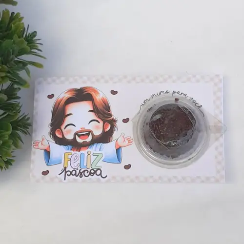 Lembrancinha Páscoa Card Blister