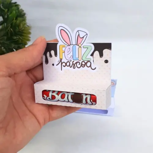Lembrancinha Páscoa Card Batom