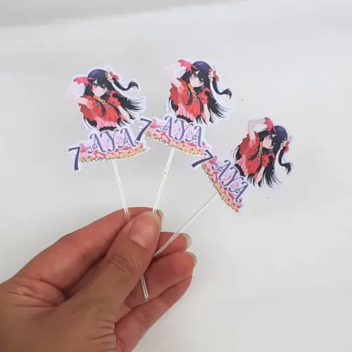 Topper para Doce Hoshino Ai - 50 Peças