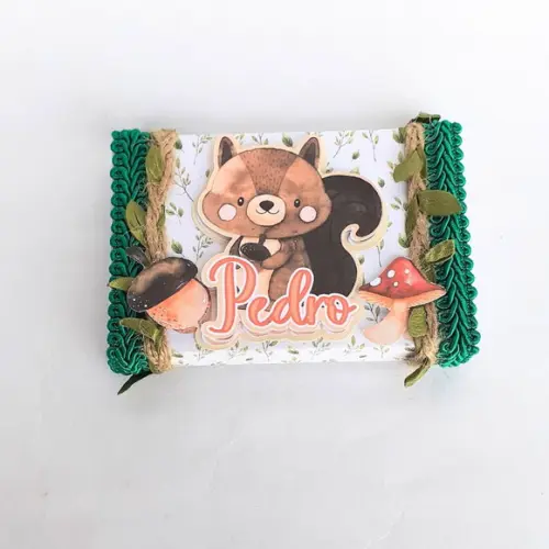 10 Caixas Porta Kit Kat Bosque Encantado