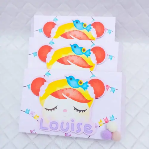 Caixa Kit Kat Personalizado Metoo Doll Aquarela - 20 Peças