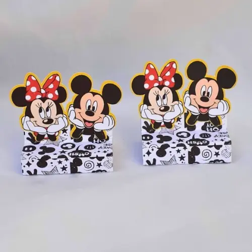 Porta Bis Duplo Minnie e Mickey
