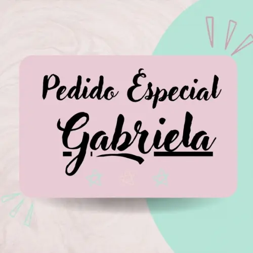 Gabriela-pedido Especial Laço Dourado