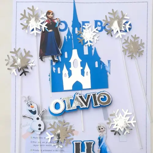 Topo de Bolo Frozen