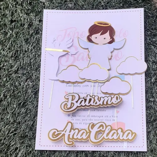 Topo de Bolo Batismo