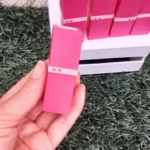 Kit 30 Caixas Batom Personalizado Barbie