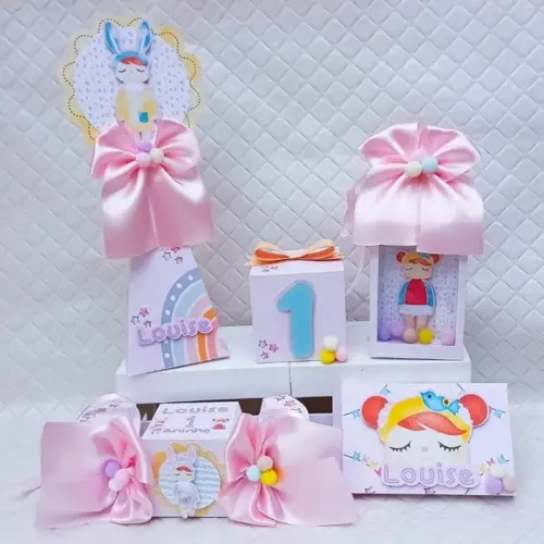 Kit 20 Caixas Personalizado Metoo Doll Aquarela