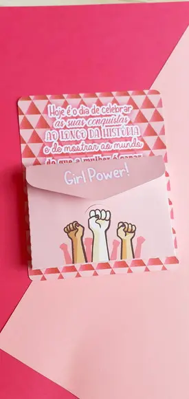 Dia das Mulheres Lembrancinhas Porta Kit Kat (20 Itens)