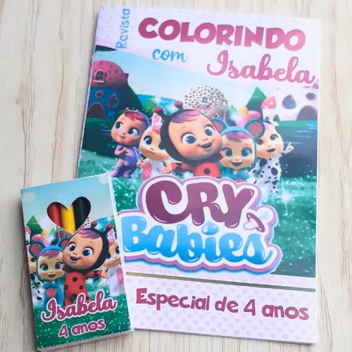 Revista para Colorir Cry Babies