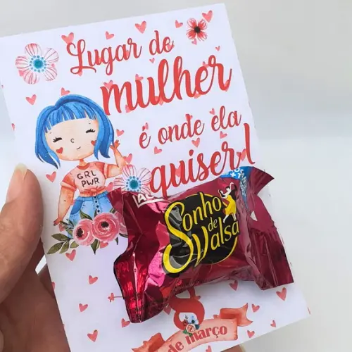 Lembrancinha Dia das Mulheres