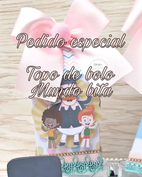Topo de Bolo 3d