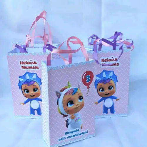 Sacolinhas Personalizadas Cry Babies - P