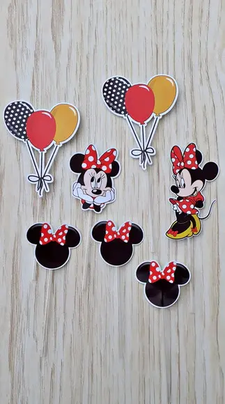 Topper para docinho Minnie (50 unidades)