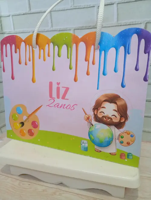 sacolinha personalizada O maior pintor rosa do mundo