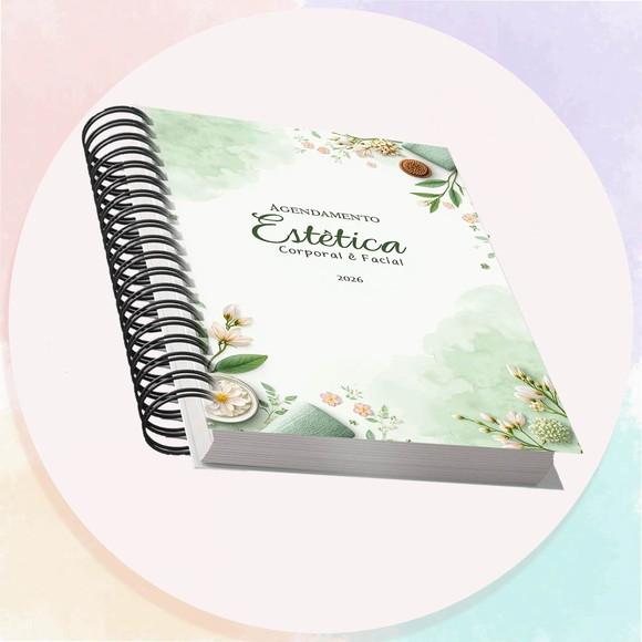 Arquivo Digital Agenda Estética Corpo e Facial 2026 Verde