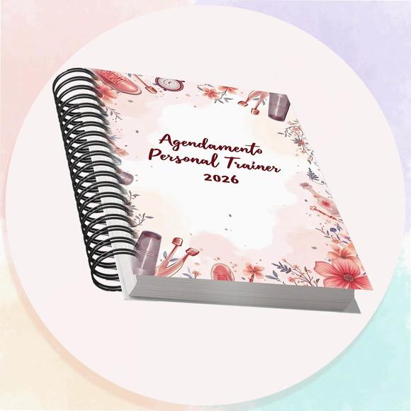 Arquivo Digital Agendamento Personal Trainer 2026 Rosa