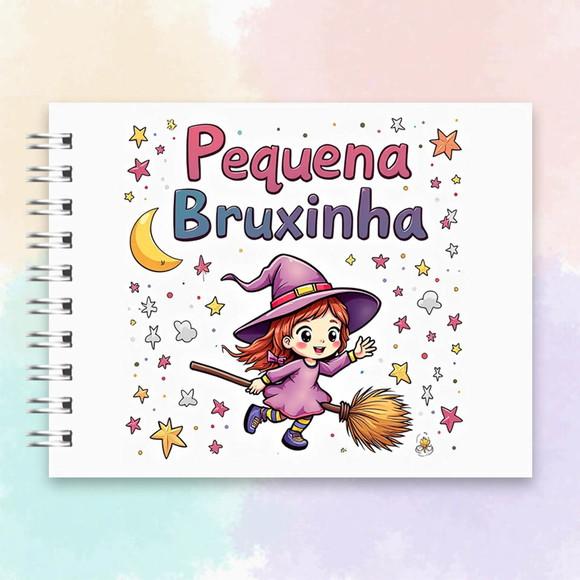 Arquivo Digital Livro de Colorir Pequena Bruxinha