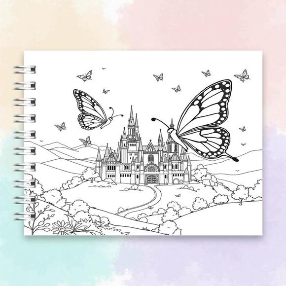 Arquivo Digital Livro de Colorir Borboletas Mágicas