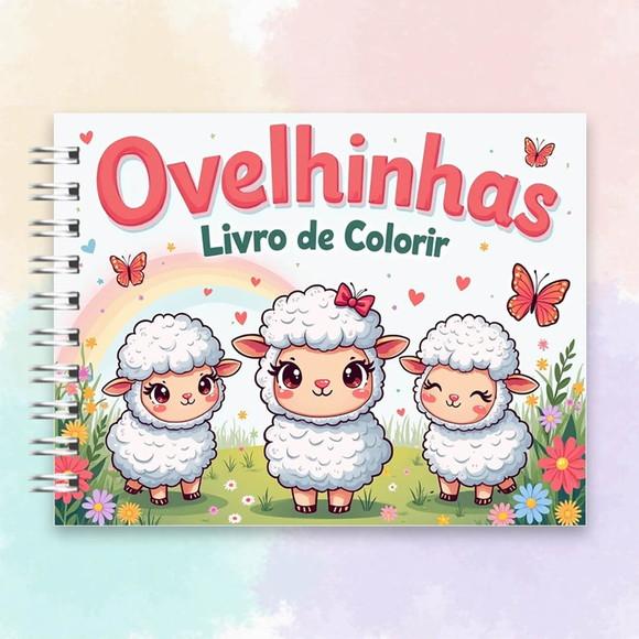 Arquivo Digital Livro de Colorir Ovelhinhas
